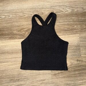 Beyond Yoga Black Cross Back Tank Top XS Soft Stretch Cropped Active